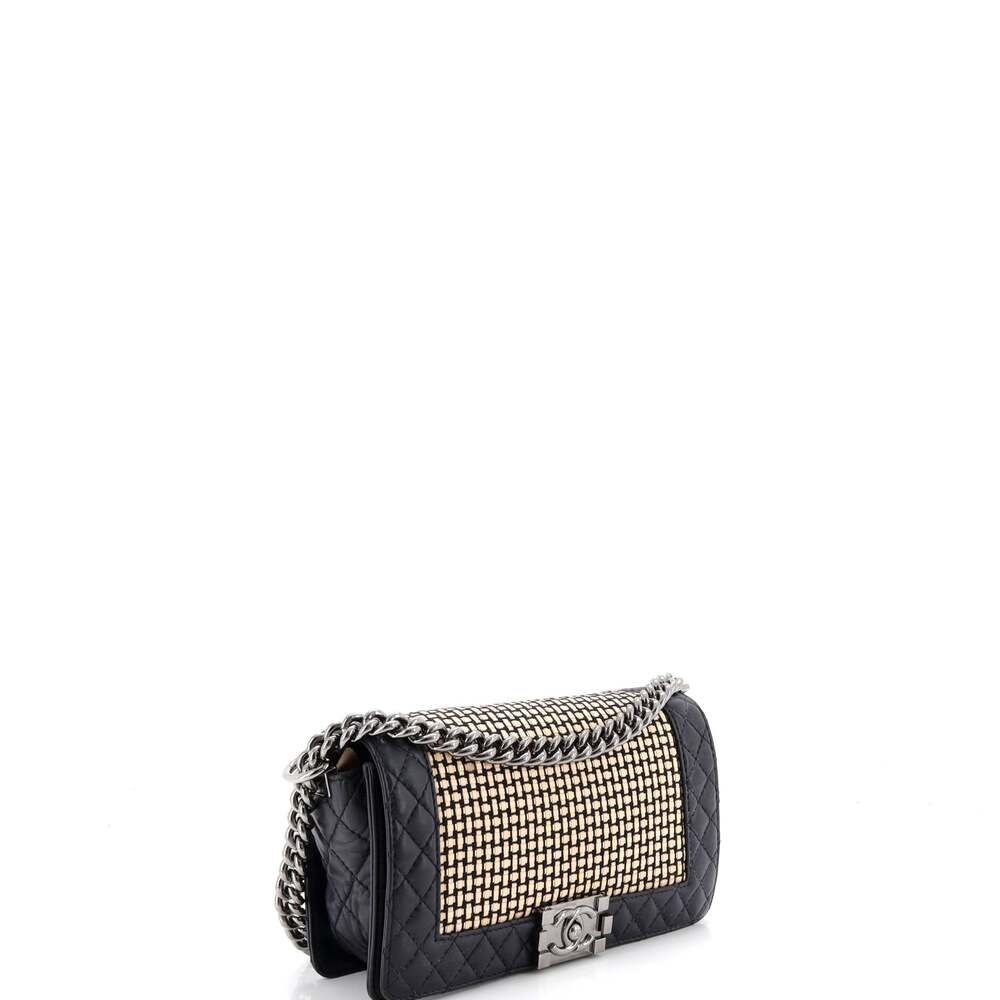 Chanel Reverso Boy Flap Bag Woven #258817C31B - Picture 2 of 7